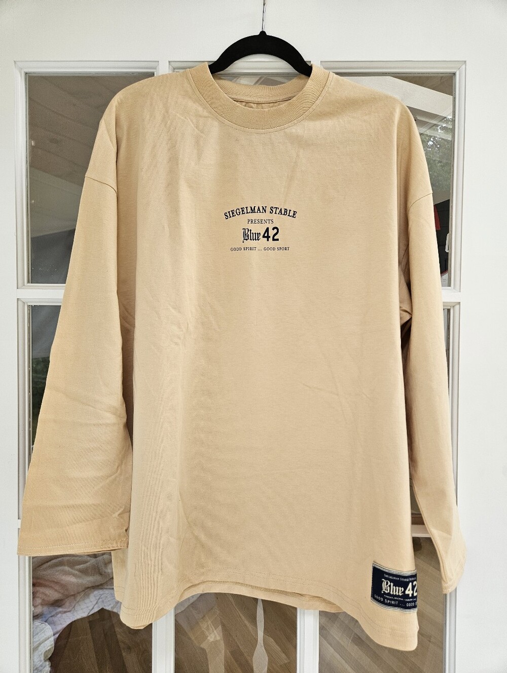 NWOT Siegelman Stable Blue42 Limited Edition Mens Cotton Shirt - Size L